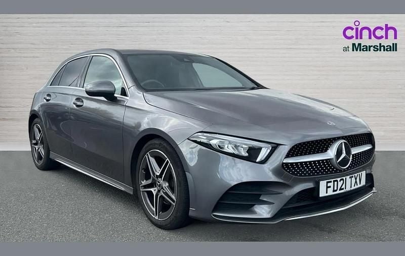 Used Mercedes A200 AMG line 161 HP (118 kW) 2021 Grey Hatchback