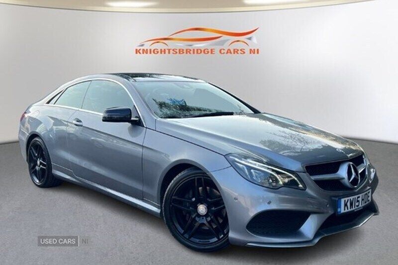 Silver Used 2015 Mercedes E220 AMG line Coupe | £8,495 (Fair price) - Image 1/1