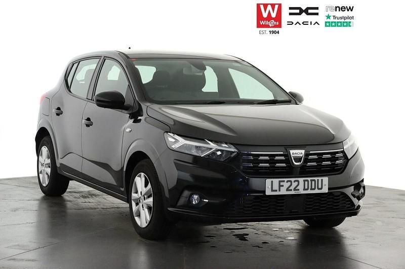Black Used 2022 Dacia Sandero Comfort Hatchback | £10,599 (Fair price) - Image 1/3