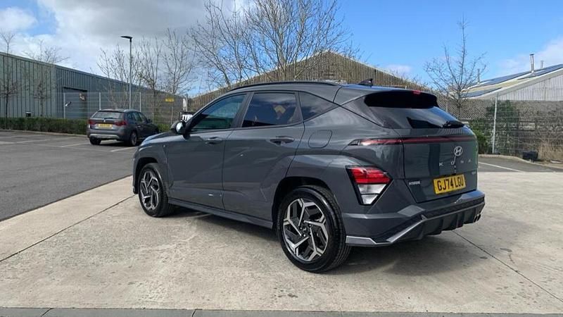 Second-hand Hyundai Kona N Line 127 CP (93 kW) 2024 Albastru SUV