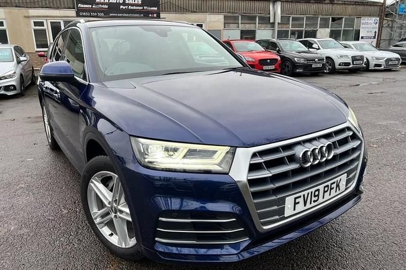 Used Audi Q5 S-Line 190 HP (139 kW) 2019 Blue SUV