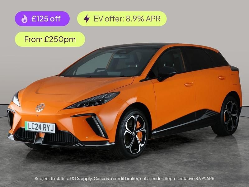 Orange Used 2024 MG MG4 EV Hatchback | £18,087 (Fair price) - Image 1/3