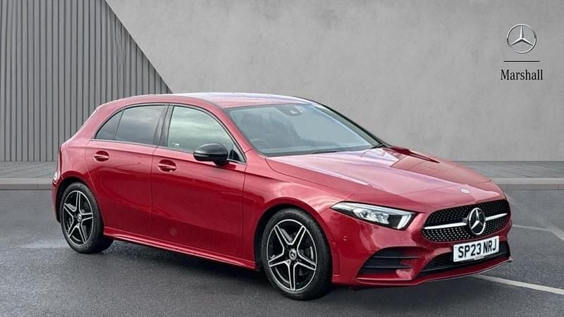 Red Used 2023 Mercedes A180 Executive Hatchback | £21,880 (Fair price) - Image 1/4