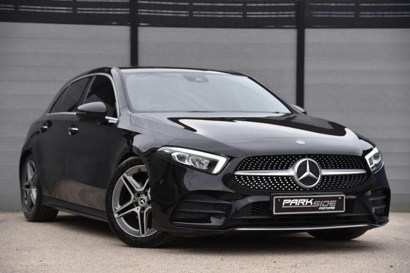 Used Mercedes A180 AMG Line Premium 116 HP (85 kW) 2018 Black Hatchback