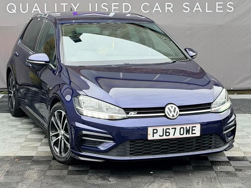Used VW Golf VII R-line 150 HP (110 kW) 2017 Blue Hatchback
