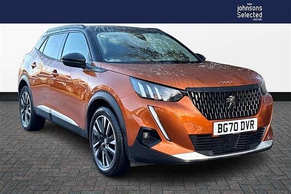 Orange Used 2020 Peugeot 2008 GT-line SUV | £12,145 (Fair price) - Image 1/4
