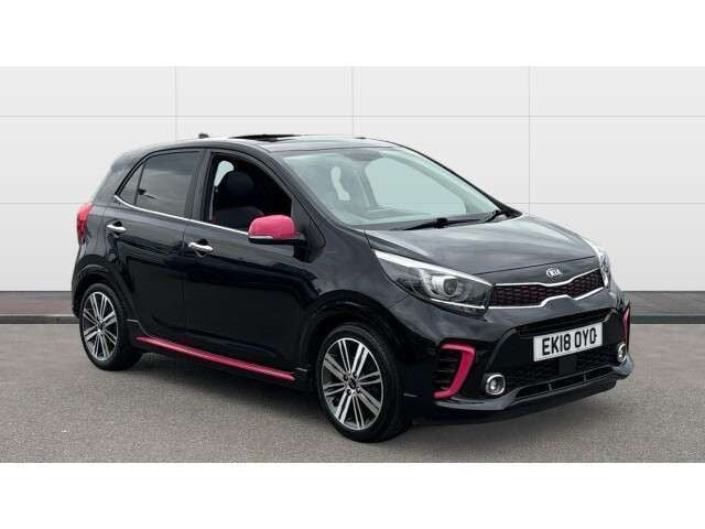 Black Used 2018 Kia Picanto GT-Line S Hatchback | £8,412 (Fair price) - Image 1/4