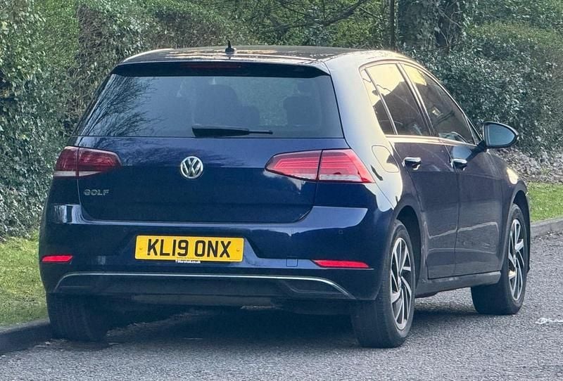 Used VW Golf VII Match 150 HP (110 kW) 2019 Blue Hatchback