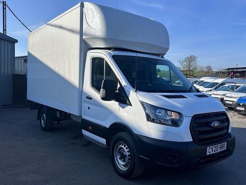Used Ford Transit S 130 HP (95 kW) 2020 White Cabriolet