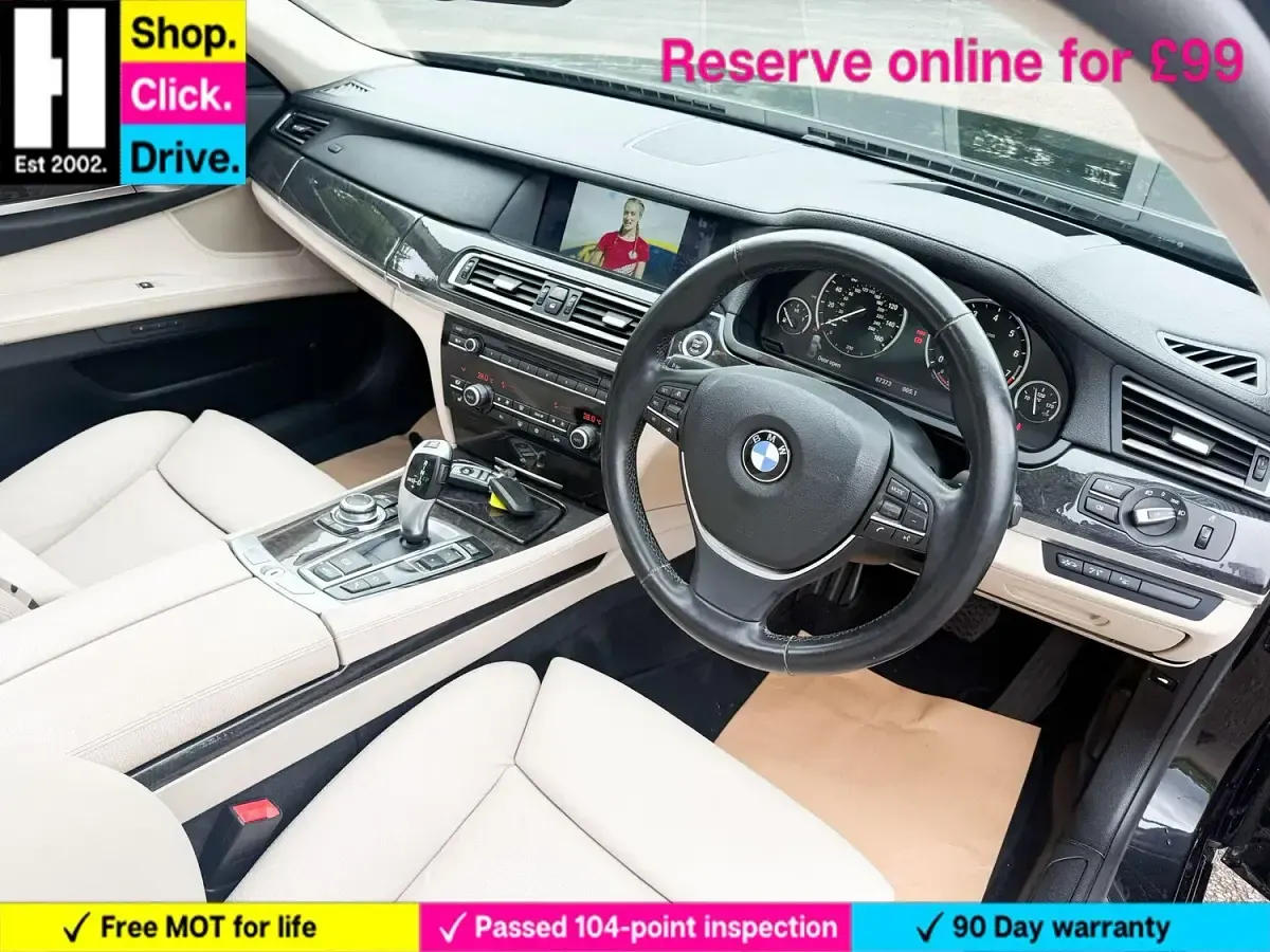 Used BMW 750L 2011 Black Sedan