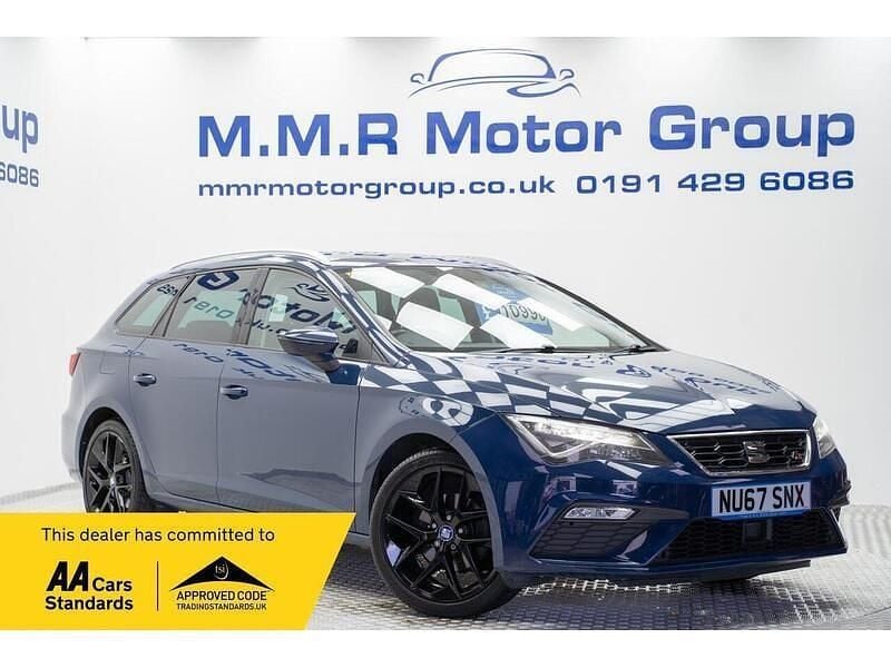 Blue Used 2018 Seat Leon FR Estate | £10,490 (Fair price) - Image 1/4
