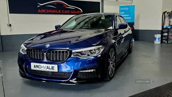 Used BMW 530 M Sport 261 HP (191 kW) 2017 Blue Sedan