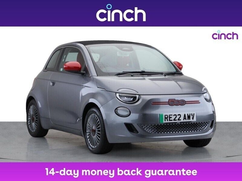 Grey Used 2022 Fiat 500C Red Cabriolet | £12,999 (Good price) - Image 1/3