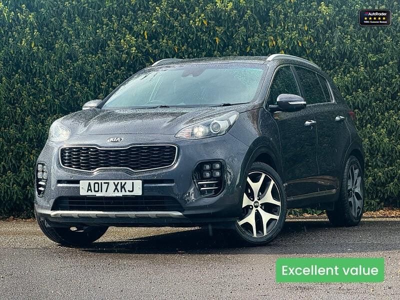 Silver Used 2017 Kia Sportage GT-Line SUV | £12,590 (Fair price) - Image 1/4