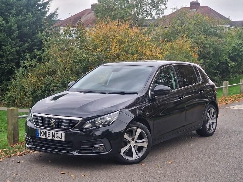 Usado Peugeot 308 Allure 129 HP (94 kW) 2018 Preto Citadino