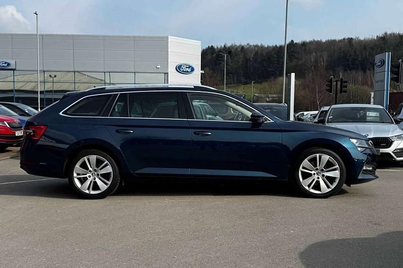 Used Skoda Superb SE L 2021 Blue Estate