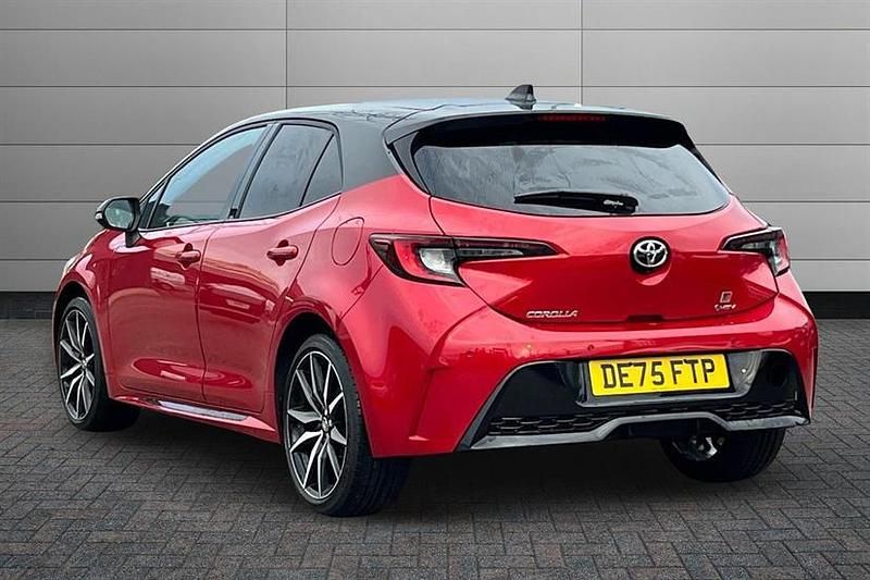 Used Toyota Corolla Sport 178 HP (130 kW) 2025 Scarlet flare with black roof Hatchback