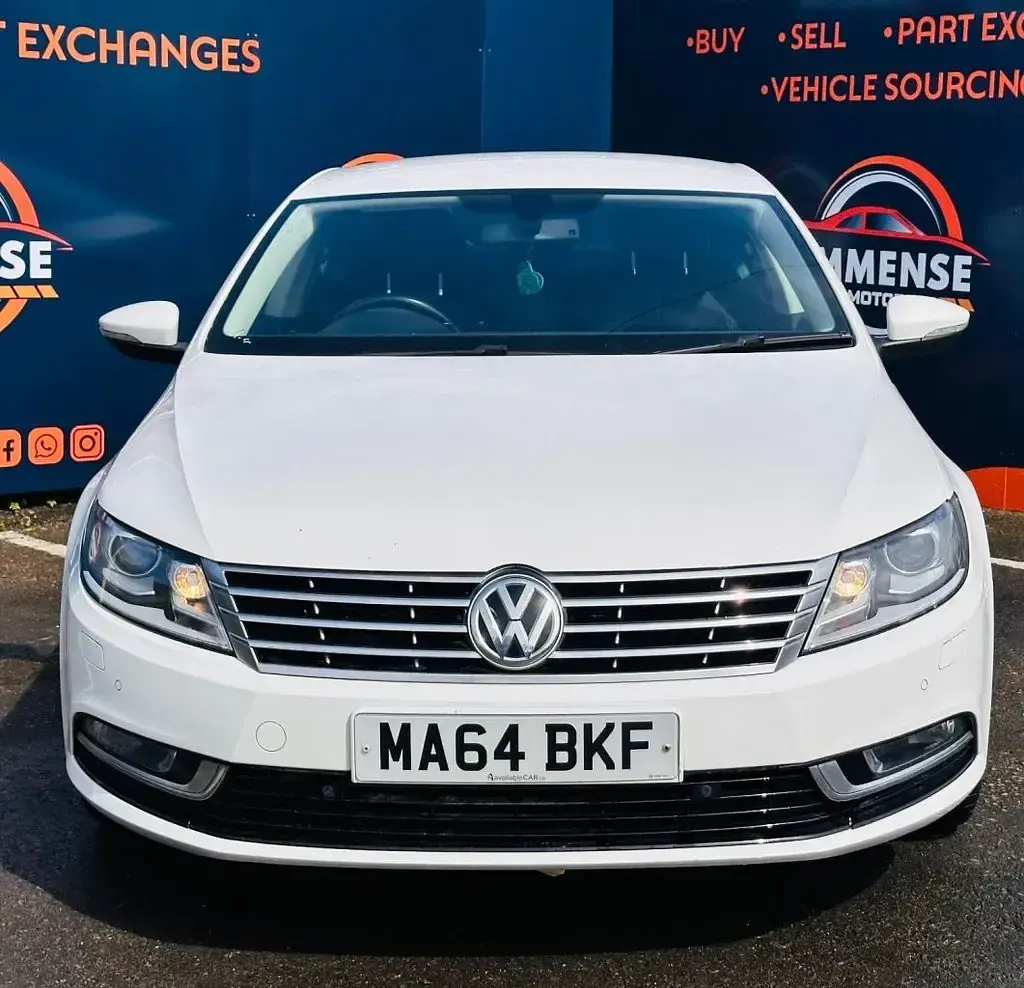 Used VW CC GT 140 HP (102 kW) 2014 White Sedan