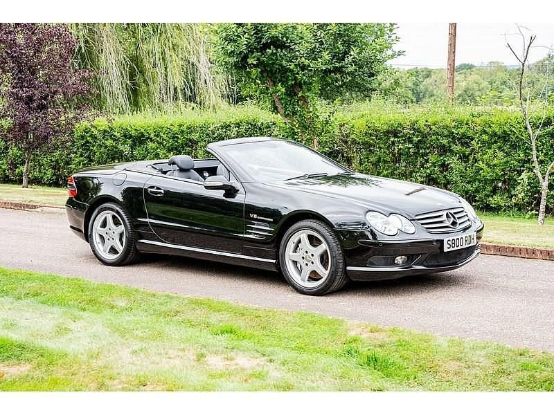Used Mercedes SL55 AMG AMG 2002 Black Cabriolet