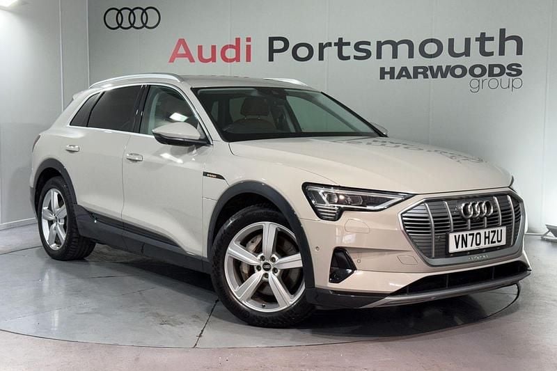 Beige Used 2020 Audi e-tron Advanced SUV | £17,990 (Fair price) - Image 1/4