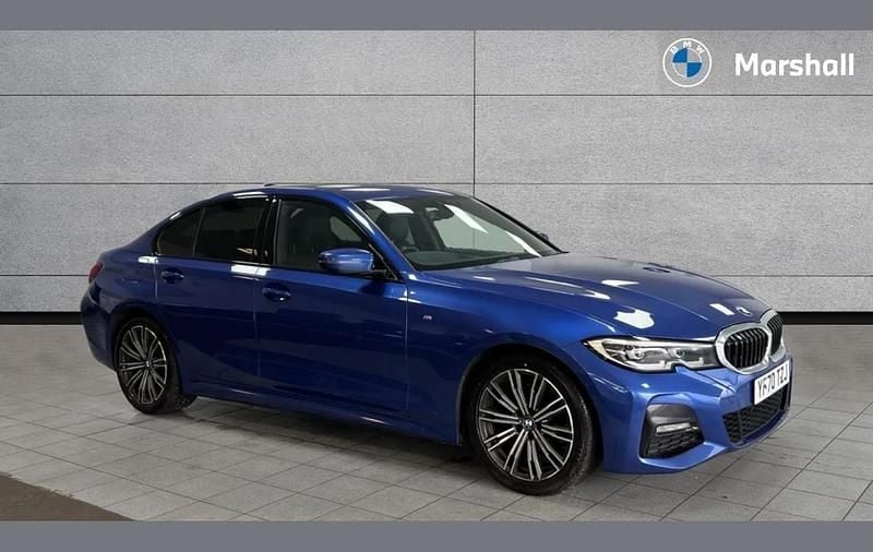 Blue Used 2020 BMW 320e M Sport Sedan | £17,791 (Fair price) - Image 1/4