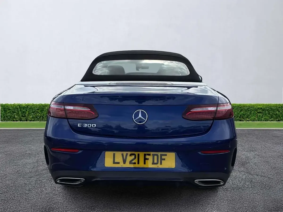 Used Mercedes E300 AMG line 2021 Blue Cabriolet