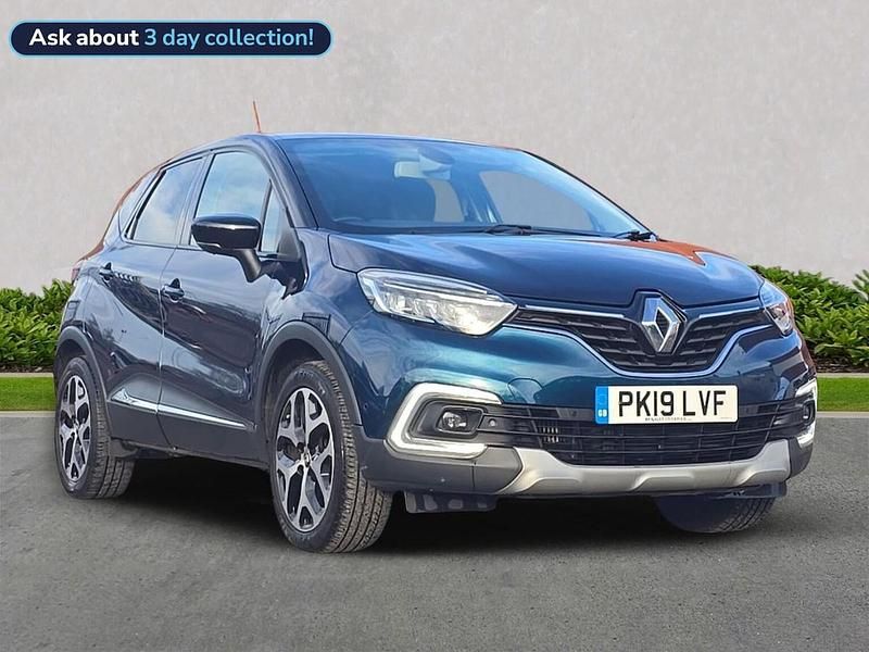 Blue/black Used 2019 Renault Captur GT-Line SUV | £9,899 (Fair price) - Image 1/2