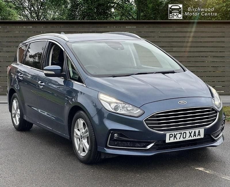 Blue Used 2020 Ford S-MAX Titanium MPV | £13,495 (Expensive) - Image 1/4