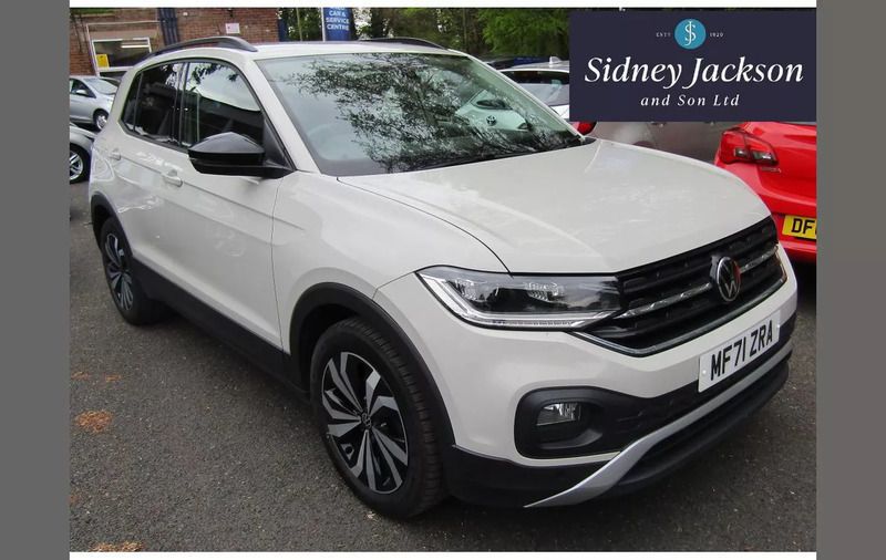 Grey Used 2021 VW T-Cross Black Edition SUV | £16,395 (Fair price) - Image 1/4