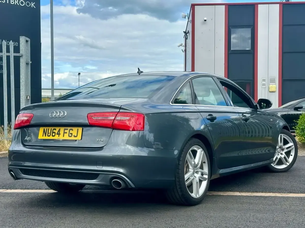 Used Audi A6 S-Line 204 HP (150 kW) 2014 Grey Sedan