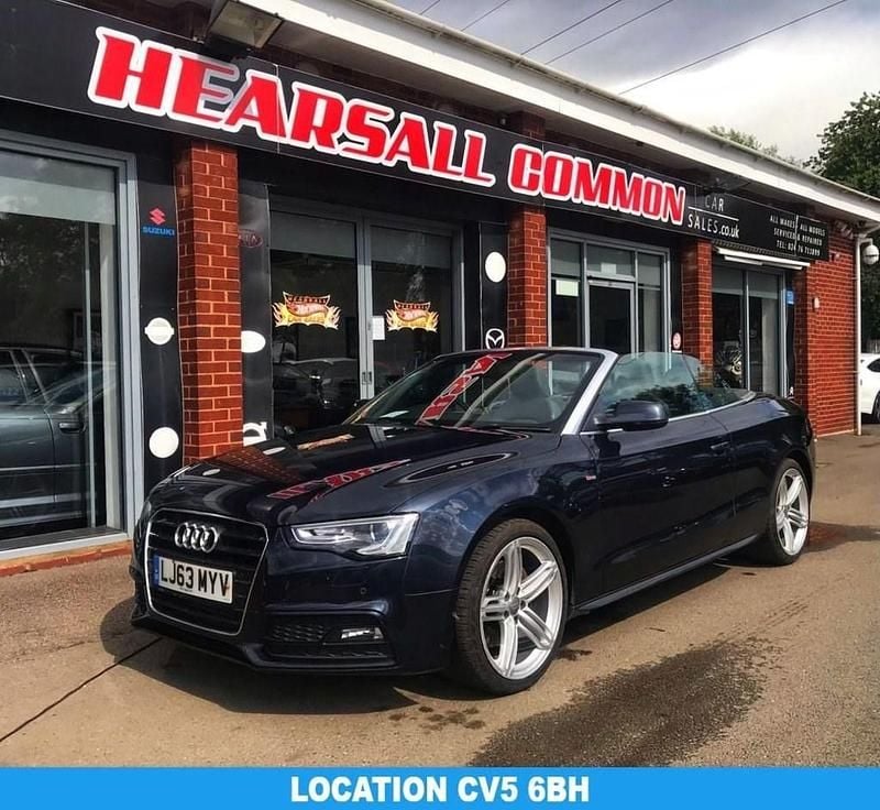 Blue Used 2013 Audi A5 Cabriolet S-Line Cabriolet | £6,500 (Fair price) - Image 1/4