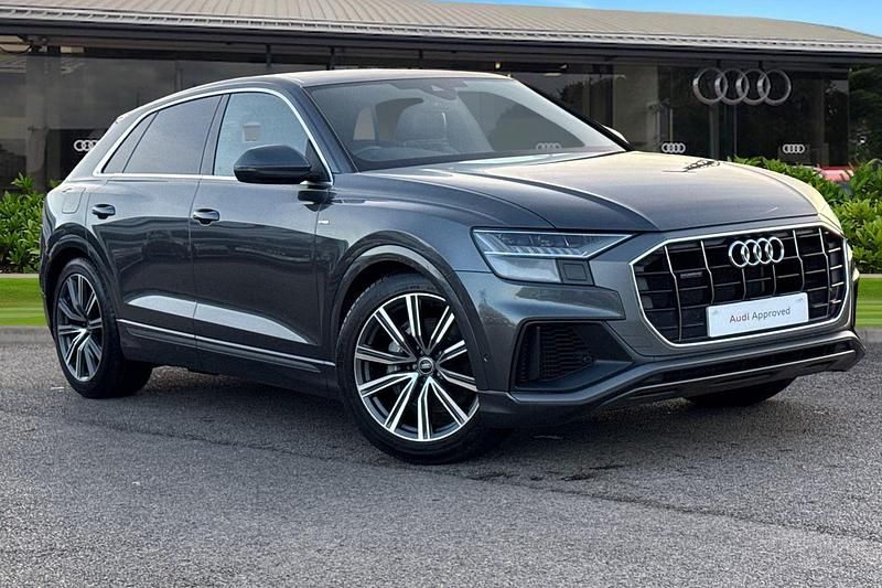 Grey Used 2022 Audi Q8 S-Line SUV | £37,990 (Super price) - Image 1/4