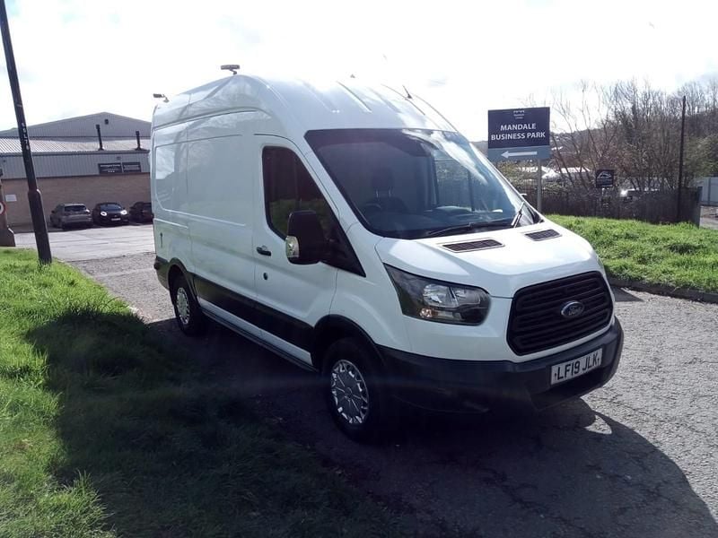 Used Ford Transit 130 HP (95 kW) 2019 White Van
