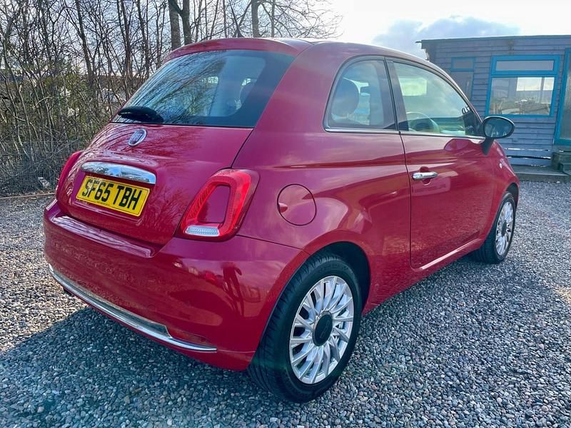 Used Fiat 500 Lounge 69 HP (50 kW) 2016 Red Hatchback