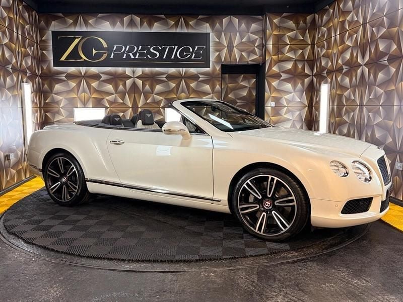 Used Bentley Continental GT Convertible 2014 White Cabriolet