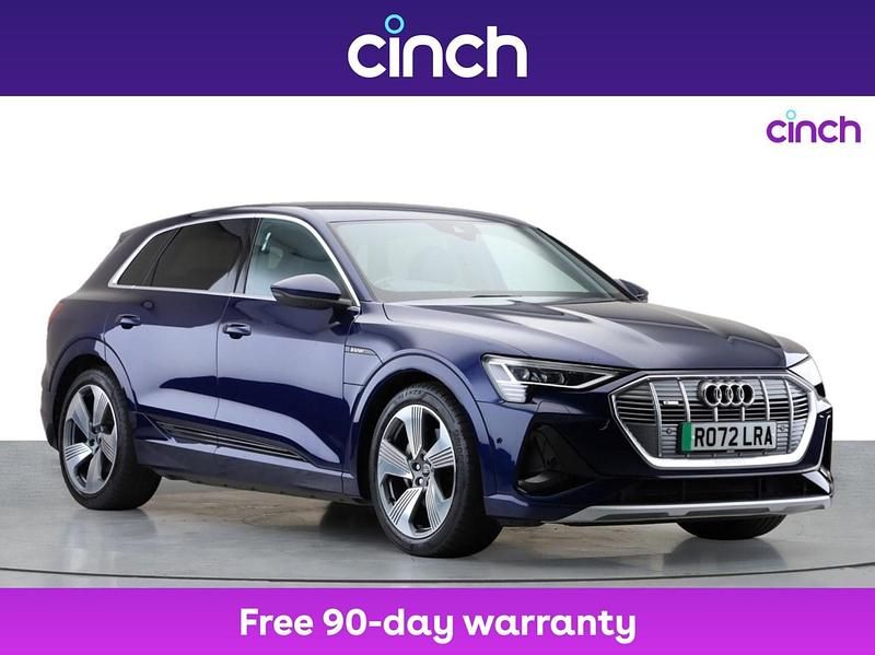 Blue Used 2022 Audi e-tron S-Line SUV | £23,349 (Fair price) - Image 1/3