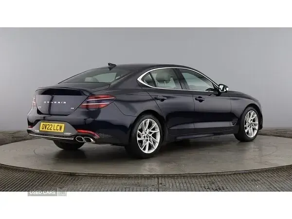 Used Genesis G70 2022 Blue Sedan