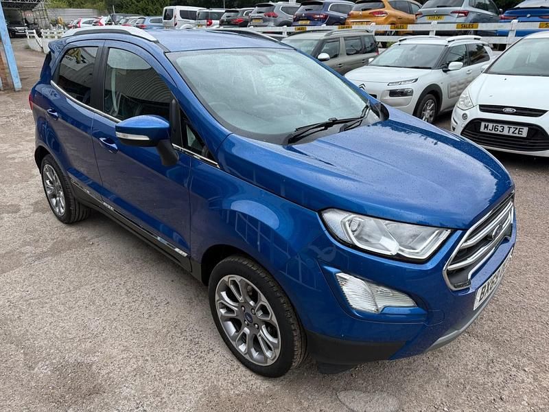Blue Used 2019 Ford Ecosport Titanium SUV | £8,990 (Fair price) - Image 1/4