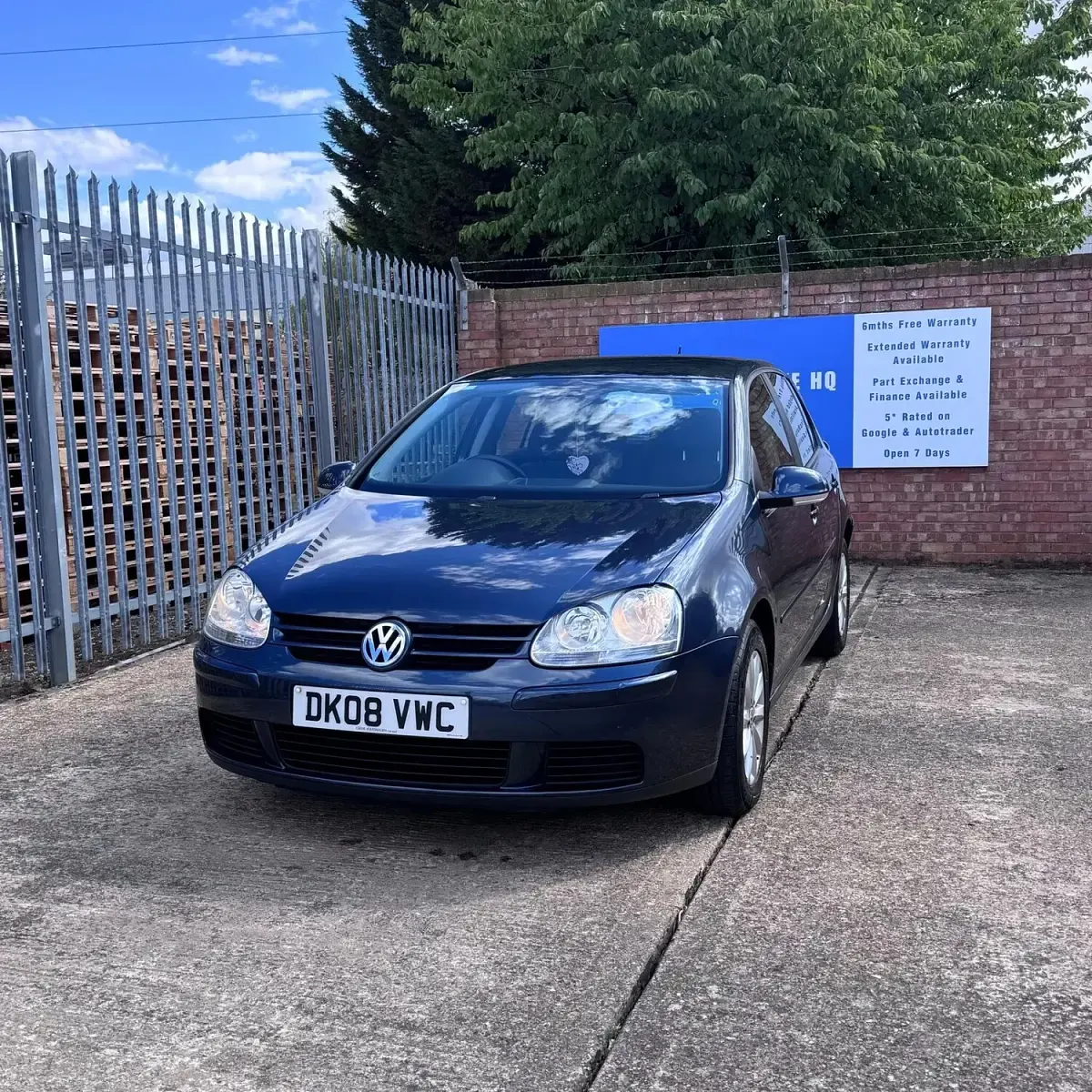 Used VW Golf VI Match 2008 Blue Hatchback