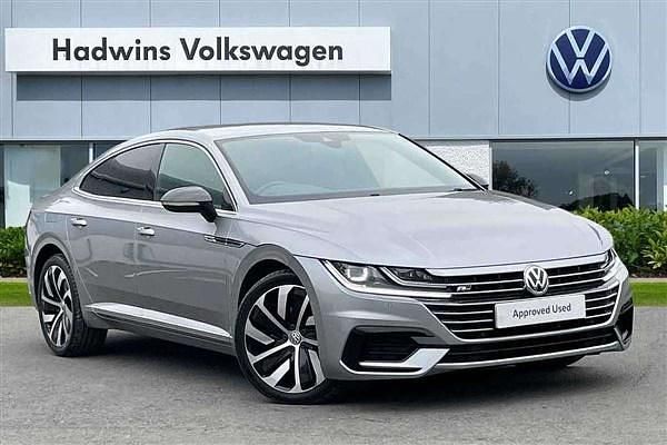 Silver Used 2017 VW Arteon R-line Hatchback | £17,495 (Fair price) - Image 1/4