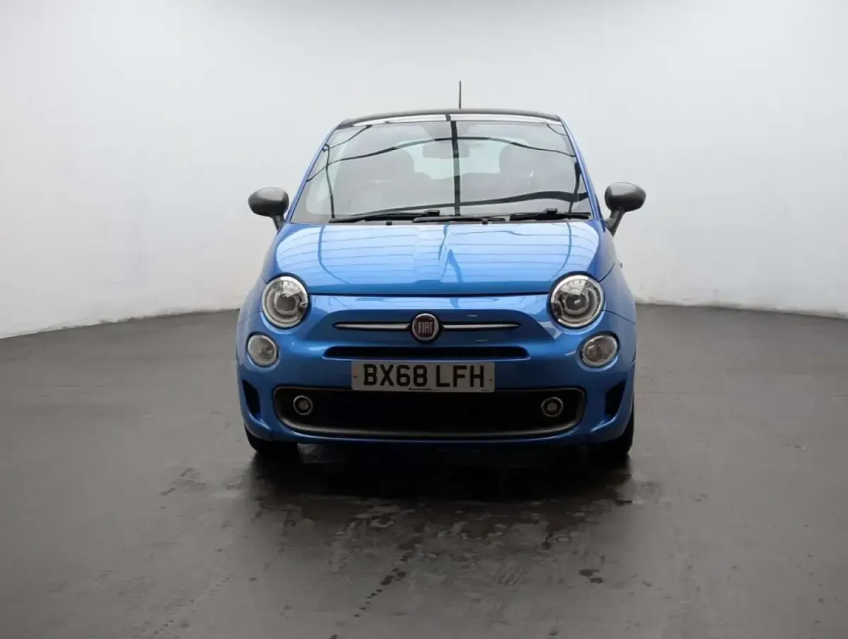 Second-hand Fiat 500 S 69 CP (50 kW) 2018 Albastru Hatchback