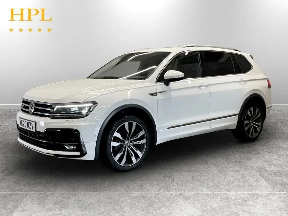 Used VW Tiguan Allspace R-line 150 HP (110 kW) 2020 White SUV