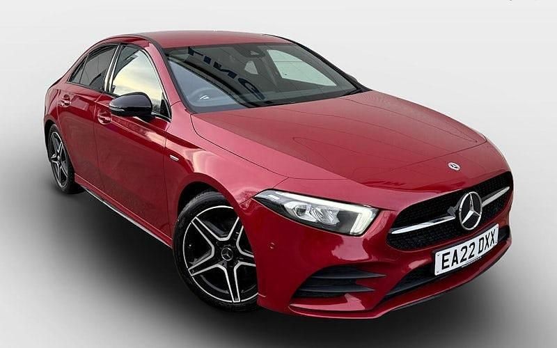 Red Used 2022 Mercedes A180 Executive Sedan | £18,999 (Fair price) - Image 1/4