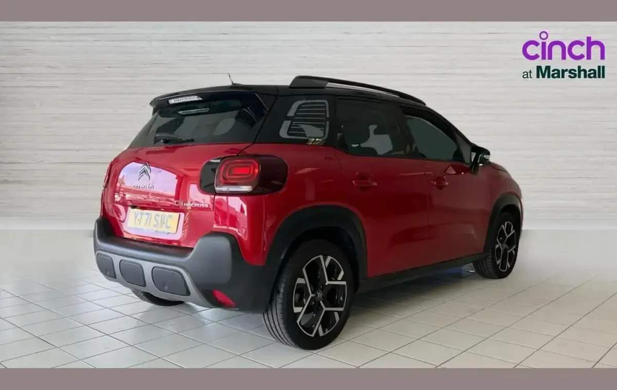 Usado Citroën C3 Aircross PureTech 128 CV (94 kW) 2021 Rojo SUV