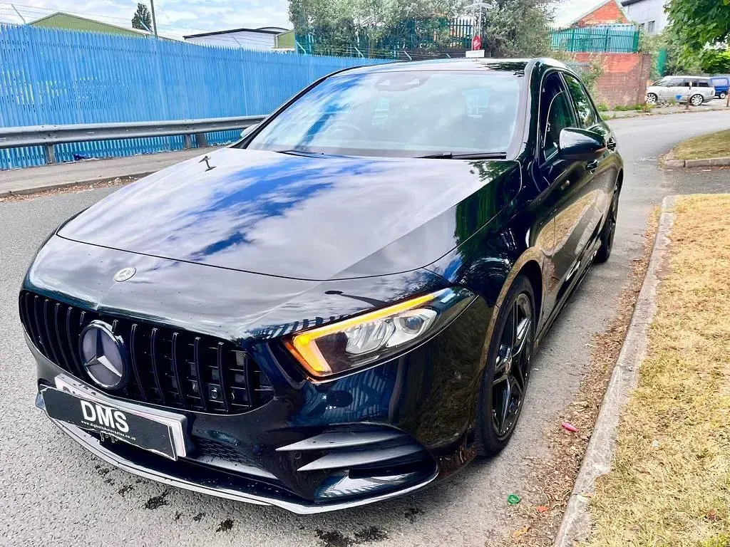 Used Mercedes A200 AMG line 2018 Black Hatchback