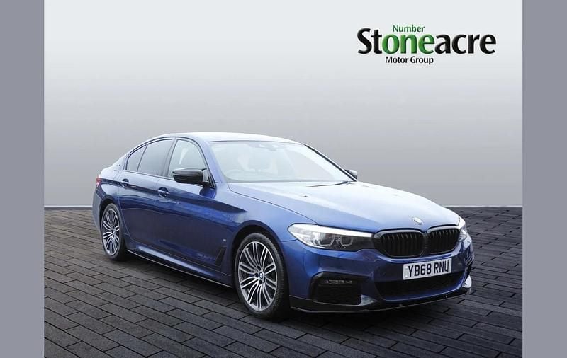 Blue Used 2018 BMW 530e M Sport Sedan | £14,995 (Good price) - Image 1/4