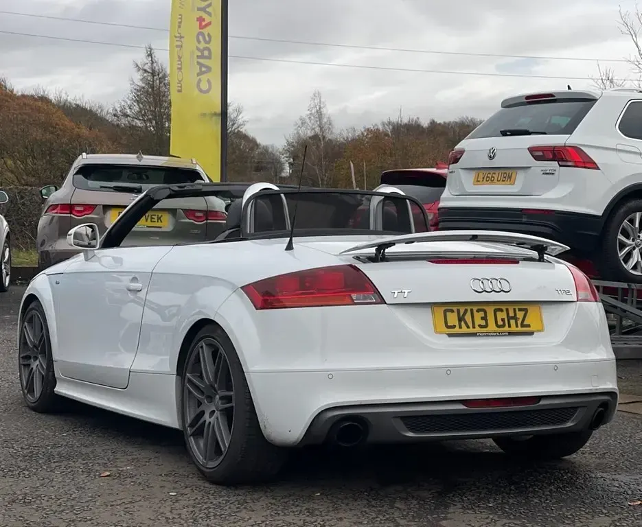 Used Audi TT Roadster Black Edition 211 HP (155 kW) 2013 White Cabriolet