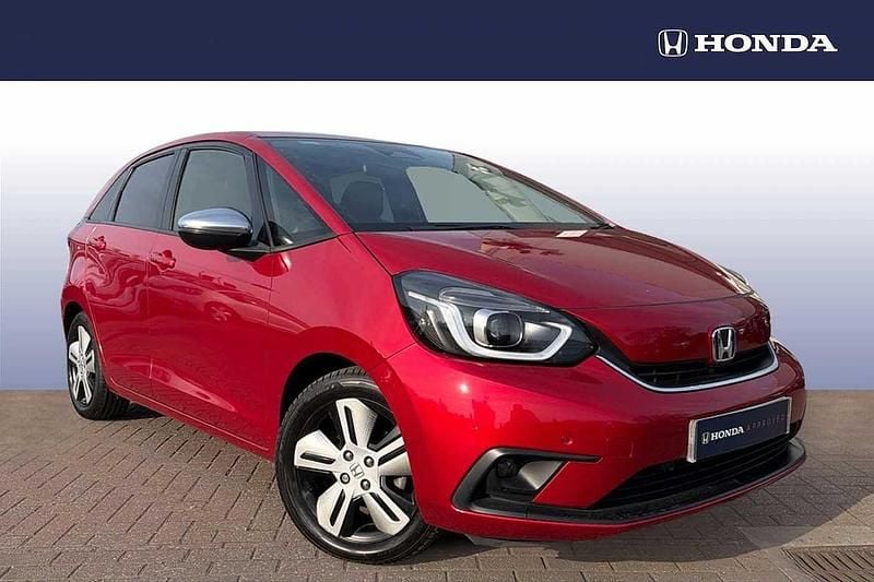 Used Honda Jazz Hybrid 109 HP (80 kW) 2020 Premium plus paint  crystal red Hatchback