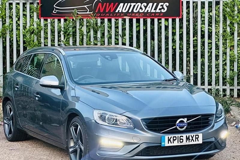 Grey Used 2016 Volvo V60 R-Design Estate | £8,370 (Fair price) - Image 1/1