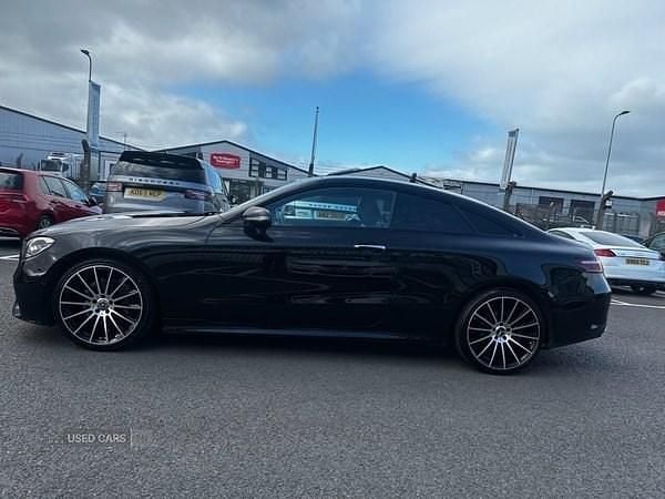 Used Mercedes E300 AMG line 258 HP (189 kW) 2022 Black Coupe